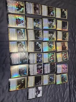 Magic The Gathering Oversize Card Collection Played Condition - Image 1