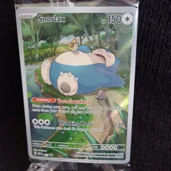 Snorlax SVP EN 051 Black Star Promo Scarlet & Violet Pokemon 151 Card - SEALED - Image 2