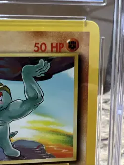 Blue Label CGC 9 Machop 1999 Base Set Shadowless 1st Edition 52/102 Pokemon Card - Image 5