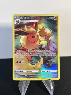 Pokemon Card TCG Flareon TG01/TG30 Brilliant Stars Trainer Gallery Holo | NM - Image 1