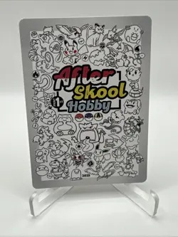 After Skool Hobby V2 #76 Ditto Mewtwo Holo Fan Art Card Genetic Mystery Pokemon - Image 2