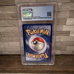 Pokemon Lapras Fossil Unlimited Holo Rare CGC 6.5 Card 10/62 English 1999 - Image 2