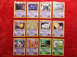 Pokemon Sabrina Card Lot (12) Gengar Haunter Gastly Gym Heroes WOTC - Image 1