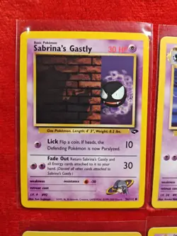 Pokemon Sabrina Card Lot (12) Gengar Haunter Gastly Gym Heroes WOTC - Image 2