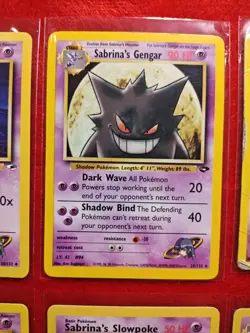 Pokemon Sabrina Card Lot (12) Gengar Haunter Gastly Gym Heroes WOTC - Image 4