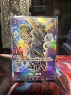 Bandai Uso-Hachi ST18-001 Premium Booster Vol. 2 Alt Art Foil One Piece TCG Card - Image 1