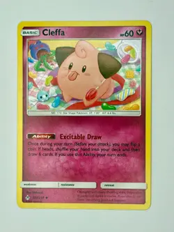 🇨🇦 NM Cleffa 131/214 Uncommon SM - Unbroken Bonds Pokemon Card - Image 1