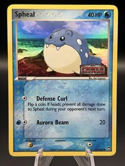 2007 Pokemon TCG Spheal EX Power Keepers Reverse Holo Card 65/108 - Image 1