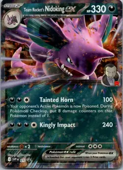 Team Rocket's Nidoking ex - Promo SV: Scarlet & Violet Promo Cards 217 NM - Image 1