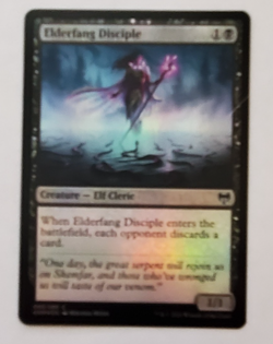 1x Elderfang Disciple FOIL Kaldheim MTG Magic the Gathering NM - Image 1