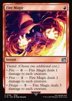 MTG Final Fantasy U Fire Magic #0136 - Image 1