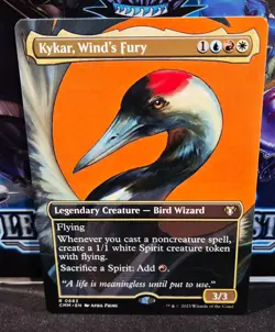magic the gathering - Kykar, Wind's Fury - Legendary Creature - Bird Wizard - Image 1