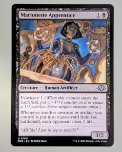 Marionette Apprentice - Modern Horizons 3 #100 Uncommon - Near Mint - MtG - Image 1