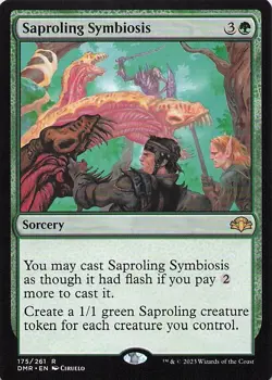Saproling Symbiosis Dominaria Remastered Regular - Image 1