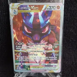 SEALED Pokemon Lucario VSTAR SWSH291 Crown Zenith Holo Black Star Promo NM - Image 2
