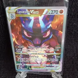 SEALED Pokemon Lucario VSTAR SWSH291 Crown Zenith Holo Black Star Promo NM - Image 4
