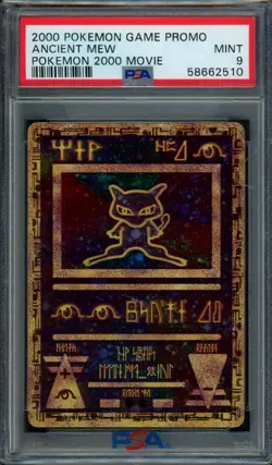 2000 Pokemon Game Promo Ancient Mew Pokemon 2000 Movie PSA 9 Mint 510 - Image 1