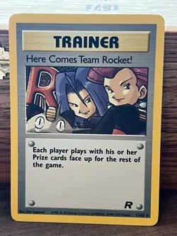 Pokemon TCG 1999 Here Comes Team Rocket! 15/82 Team Rocket Holo Vintage - Image 1