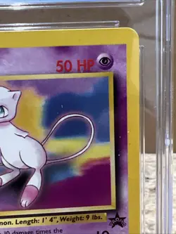 MEW BLACK STAR PROMO #8 Blue Label CGC 9 MINT POKEMON LEAGUE WOTC Year 2000 🔥 - Image 5