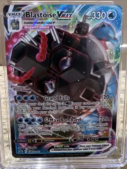 2021 Pokemon Blastoise VMAX SWSH103 Black Star Promos Blue Label CGC 9 Sub Grade - Image 2