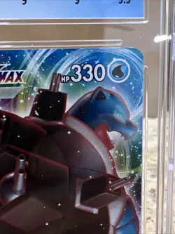 2021 Pokemon Blastoise VMAX SWSH103 Black Star Promos Blue Label CGC 9 Sub Grade - Image 4