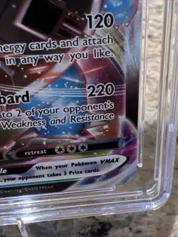 2021 Pokemon Blastoise VMAX SWSH103 Black Star Promos Blue Label CGC 9 Sub Grade - Image 5