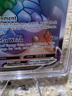 Blue CGC 9 MINT Pokemon Alcremie VMAX Shining Fates Secret Rare Holo 073/072 - Image 5