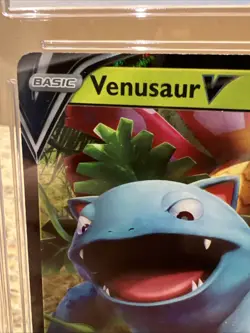 Venusaur V Pokemon TCG 2020 Champions Path 001/073 BLUE LABEL CGC 9.5 Gem 10 SUB - Image 3