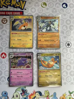 Pokemon 151 Sam’s Club Mini Tin Bundle Set of 4 Cosmos Holo Promos (Promos only) - Image 1