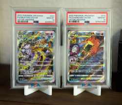 PSA 10 Charizard VSTAR #212 Mewtwo VSTAR #221 Set Pokemon JPN VSTAR Universe - Image 1