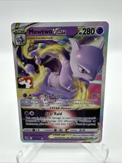 031/078 Mewtwo VSTAR Prize Pack Series Stamped Play Pokemon TCG GO - Image 1