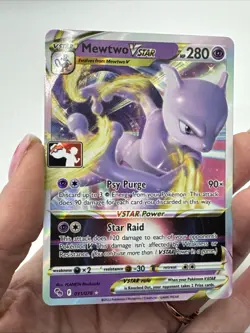 031/078 Mewtwo VSTAR Prize Pack Series Stamped Play Pokemon TCG GO - Image 4
