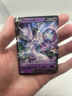 030/078 Mewtwo V Prize Pack Series Stamped Play Pokemon TCG GO - Image 3