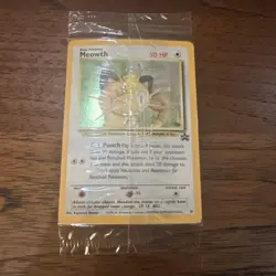 Pokemon TCG Meowth Holo Wotc Black Star Promo #10 Gameboy Factory Sealed - Image 1