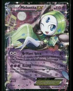 2013 Pokemon Legendary Treasures Meloetta EX #RC11/RC25 Holo - Image 1