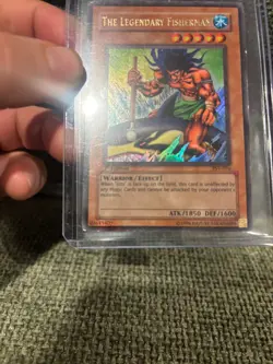FIRST EDITION Vintage The Legendary Fisherman Yu-Gi-Oh PSV-076 Moderately Played - Image 2