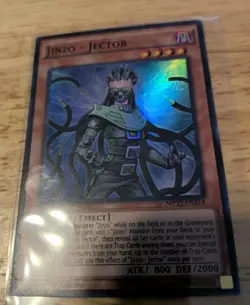 Yugioh Jinzo - Jector SECE-EN031 Super Rare 1st Edition Near Mint - Image 1
