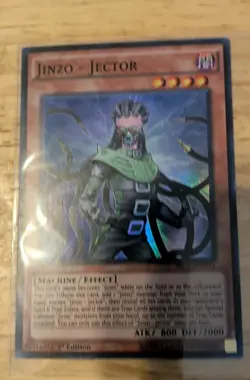 Yugioh Jinzo - Jector SECE-EN031 Super Rare 1st Edition Near Mint - Image 2