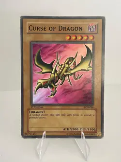 Yugioh - Curse Of Dragon - LOB-066 - Super Rare - 1st Edition - HP Glossy Print - Image 1