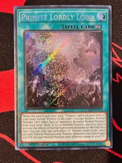 Yu-Gi-Oh! TCG Primite Lordly Lode BLMM-EN172 NM Secret Rare #BLMM-EN172 - Image 1