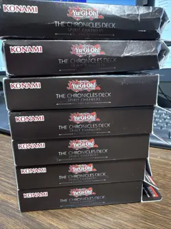YUGIOH THE CHRONICLES SPIRIT CHARMERS DECK All FOIL 7 Sealed Boxes - Image 1