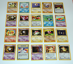 Pokemon 20 1st Edition Cards Bundle Lot Mixed CCG Non-Holo Assorted LP English - Image 1