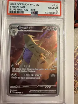 Pokemon TCG Tyranitar Scarlet & Violet Paldea Evolved Card 222/193 - Image 1