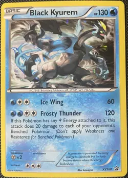 Black Kyurem XY160 XY Holo (See Photos) Pokemon Card - Image 1