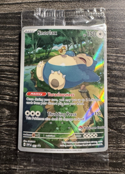 2023 SNORLAX Pokemon Card SVP 051 Pokemon Center Stamped 151 ETB Promo Sealed - Image 1