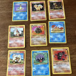 9 Vintage Pokemon Cards Very Nice Condition - Image 1