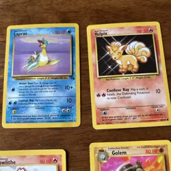 9 Vintage Pokemon Cards Very Nice Condition - Image 2