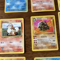 9 Vintage Pokemon Cards Very Nice Condition - Image 3