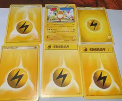 Raichu Next Destinies Rare With Vintage Electric Energy Pokemon Card Lot - Image 1