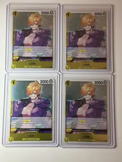 Lilith OP13-113 Carrying On His Will 4 Foil Card Play Set Lot One Piece - Image 1